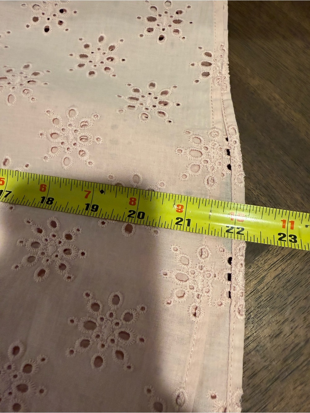 Zara, NWT Soft Pink Eyelet Embroidered Blouse Romantic Cottagecore, Size Large - Picture 11 of 13